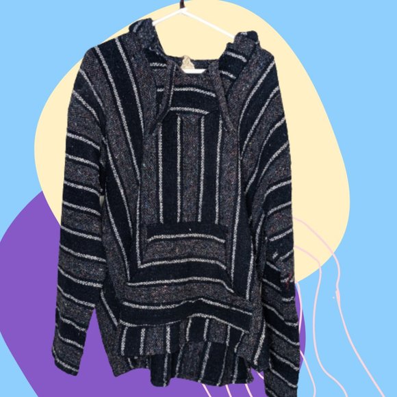 Plus Blue Blanket Sweater - Picture 1 of 3